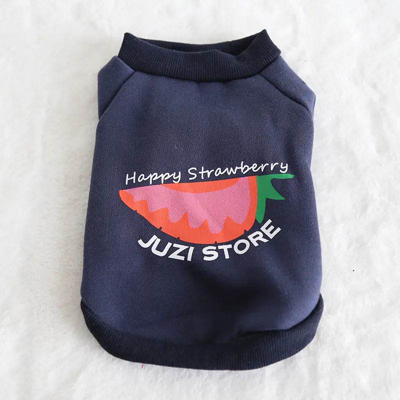 Multicolor Fruit Print Sweatshirt for Pets - FurryJoyPets