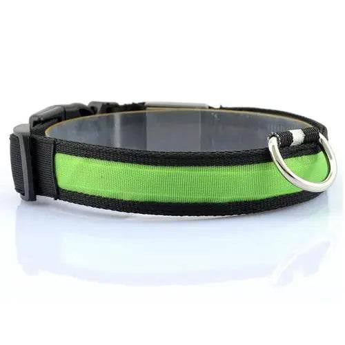 LED Dog Collar with Light Strip for Illumination - FurryJoyPets