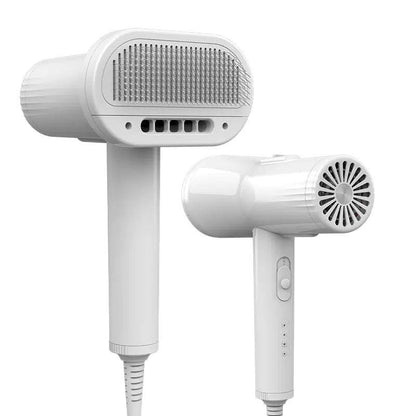 2-in-1 Pet Grooming Dryer and De-shedding Brush - FurryJoyPets