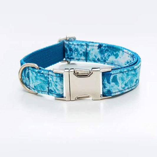 Stylish and Simple Marine Dog Collar - FurryJoyPets