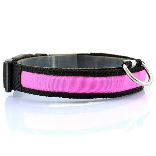 LED Dog Collar with Light Strip for Illumination - FurryJoyPets