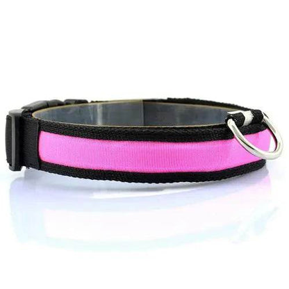 LED Dog Collar with Light Strip for Illumination - FurryJoyPets