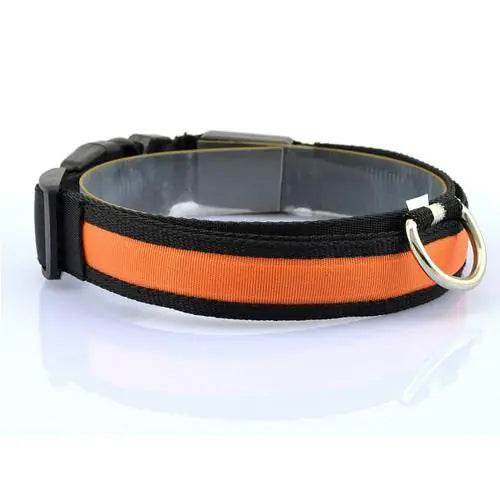 LED Dog Collar with Light Strip for Illumination - FurryJoyPets