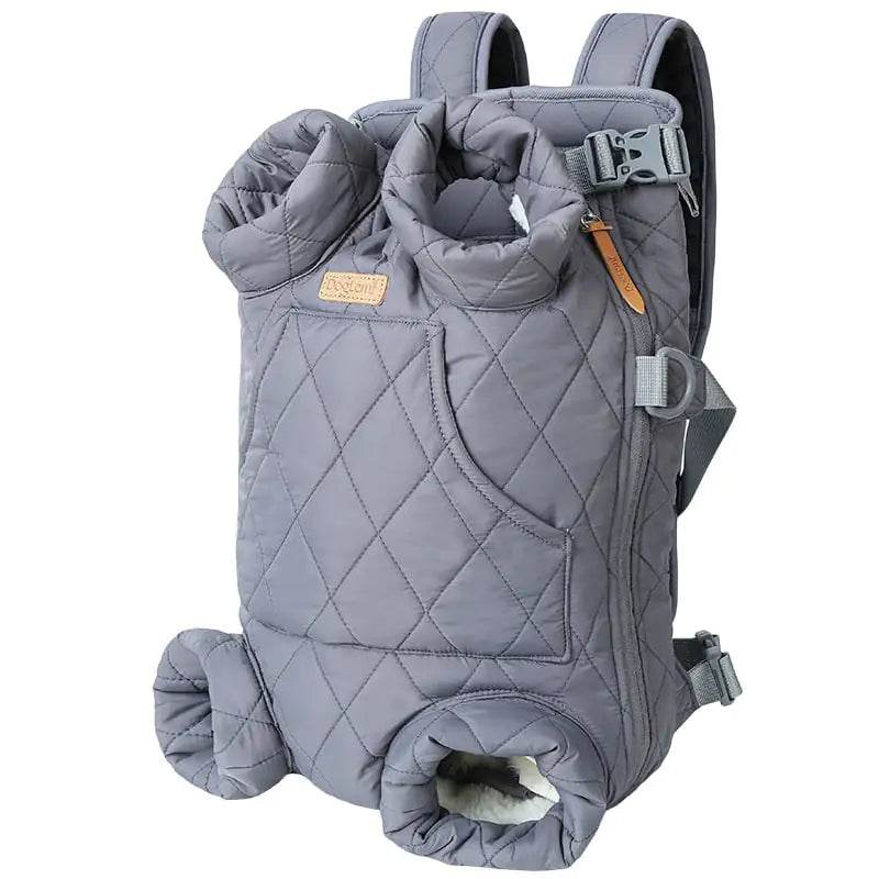 Winter Thickened Portable Pet Chest Backpack - FurryJoyPets