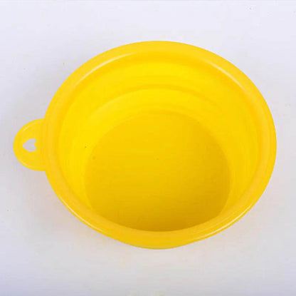 Portable Eco-Friendly Silicone Pet Bowl for Cats & Dogs - FurryJoyPets