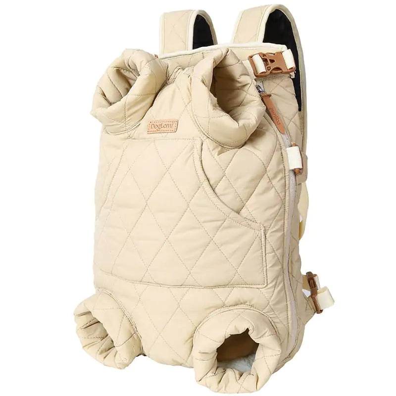Winter Thickened Portable Pet Chest Backpack - FurryJoyPets