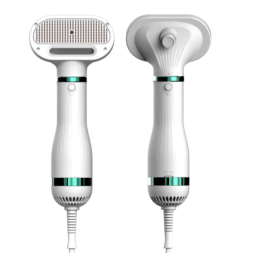 2-in-1 Pet Grooming Dryer and De-shedding Brush - FurryJoyPets