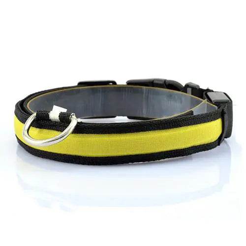LED Dog Collar with Light Strip for Illumination - FurryJoyPets