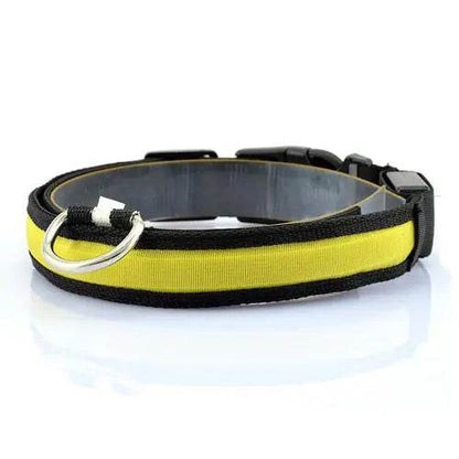 LED Dog Collar with Light Strip for Illumination - FurryJoyPets