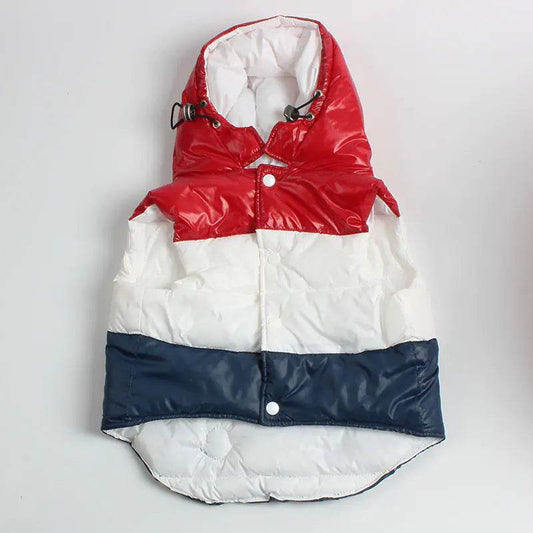 Three-Color Stitching Cotton Vest for Pets - FurryJoyPets