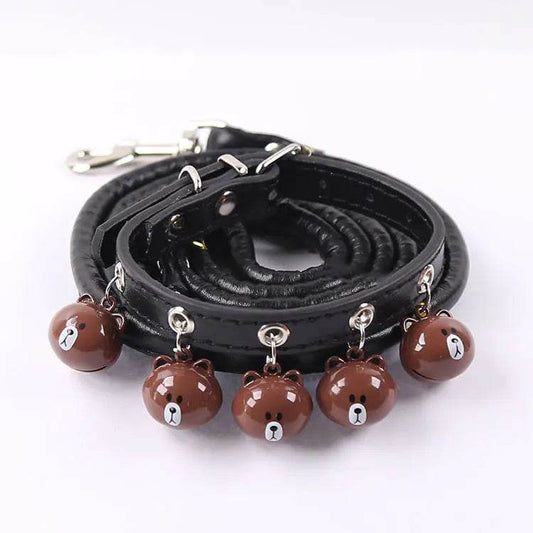 Dog and Cat Collars with Bell and Leash for Pets - FurryJoyPets