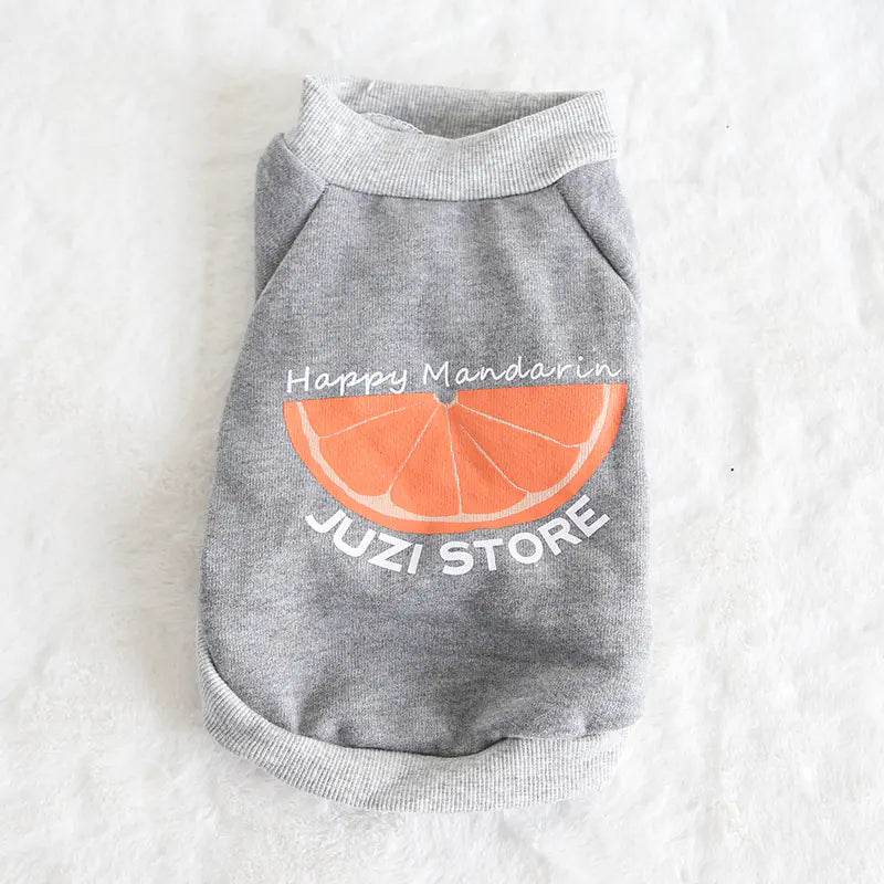 Multicolor Fruit Print Sweatshirt for Pets - FurryJoyPets