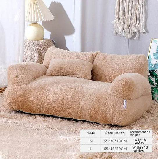 Luxury Plush Cat Bed - FurryJoyPets