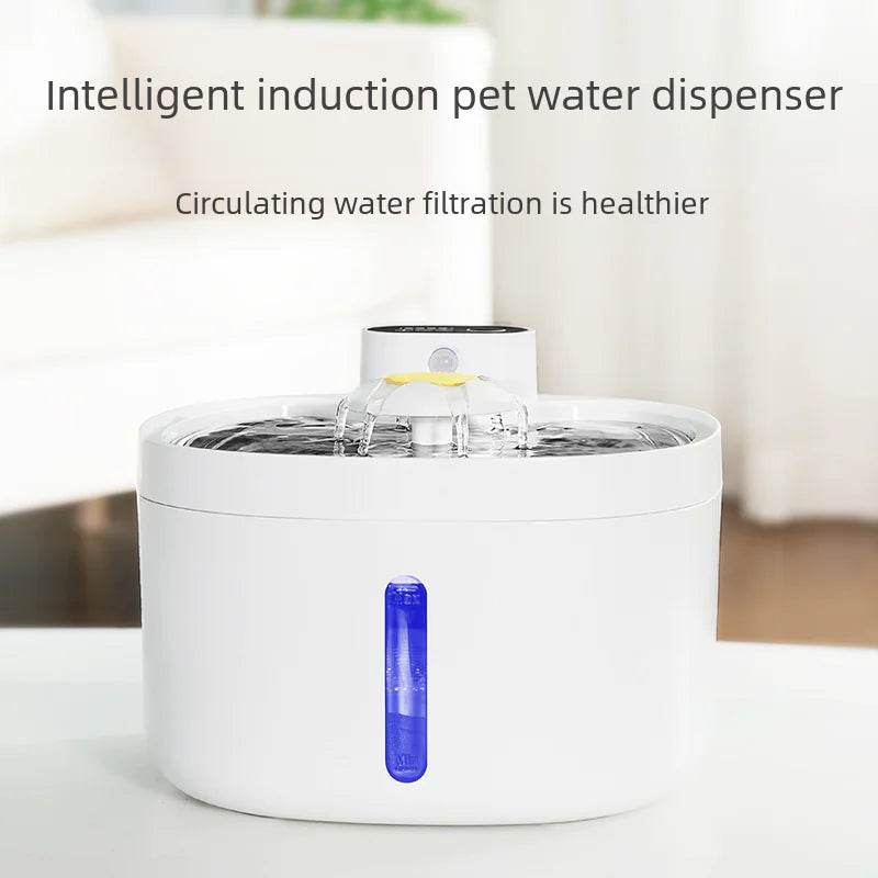 Smart Pet Wireless Water Dispenser with Stainless Steel Bowl - FurryJoyPets
