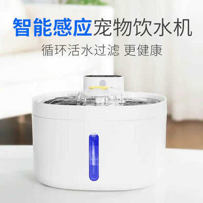Smart Pet Wireless Water Dispenser with Stainless Steel Bowl - FurryJoyPets