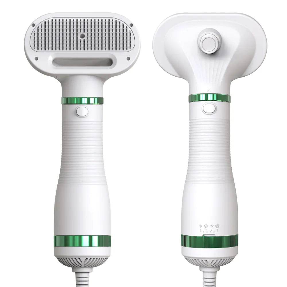 2-in-1 Pet Grooming Dryer and De-shedding Brush - FurryJoyPets