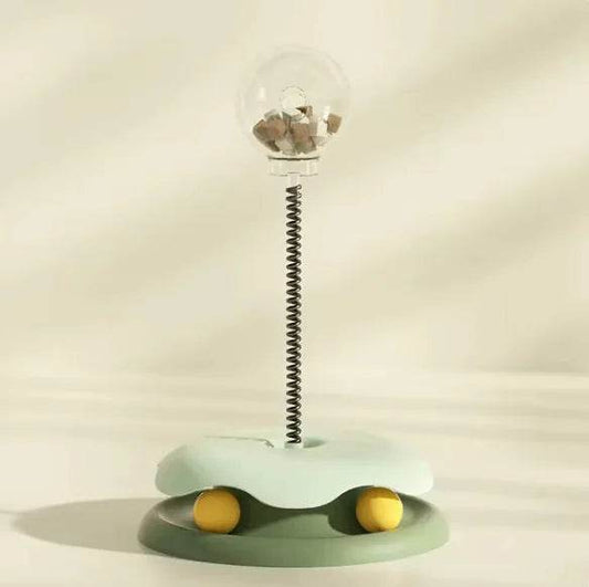 Interactive Cat Slow Feeder Toy for Food Dispensing - FurryJoyPets