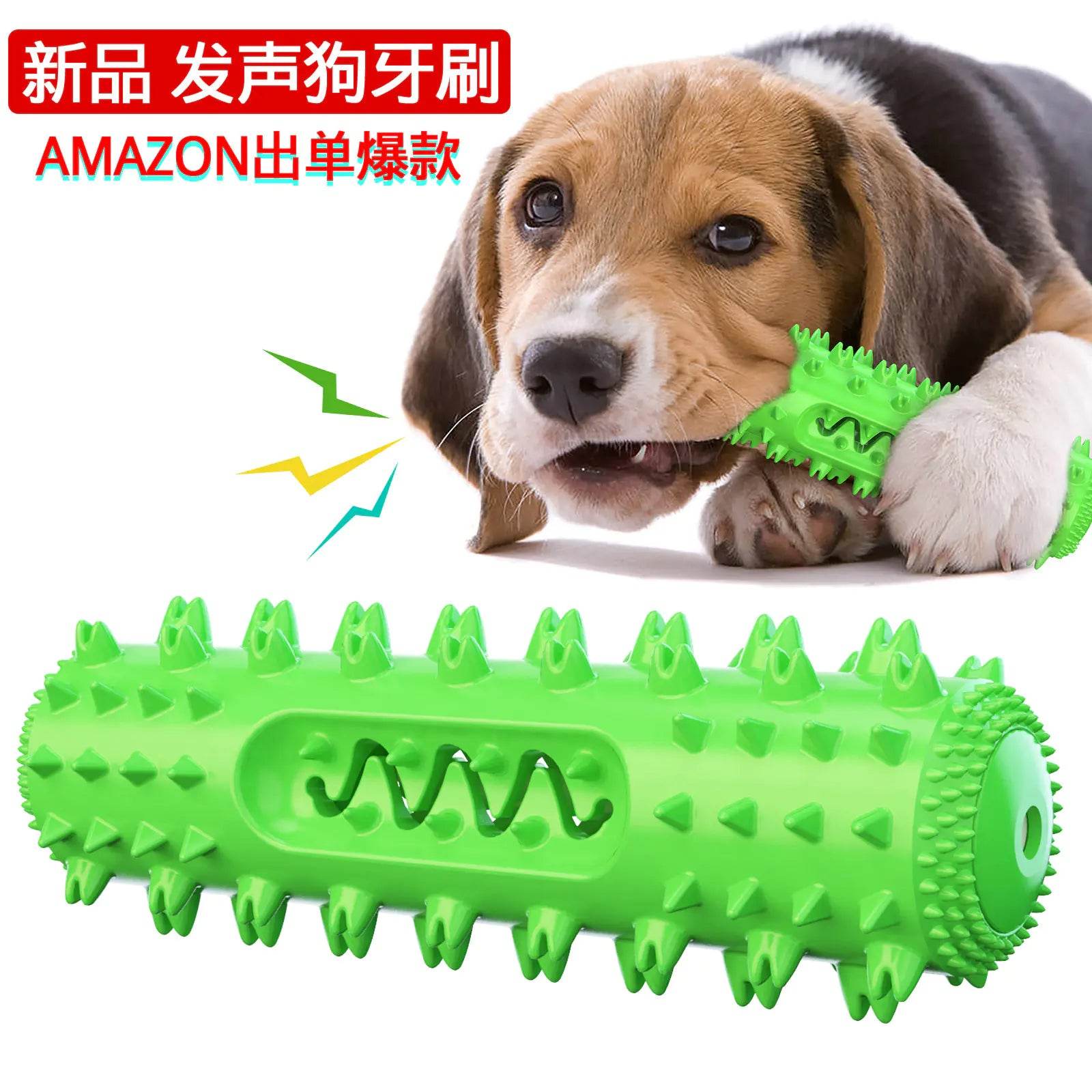Amazon Pet Chew Toothbrush and Dental Ball Toy - FurryJoyPets