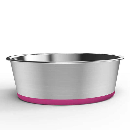 Non-slip Stainless Steel Dog Bowl for Medium & Large Dogs - FurryJoyPets