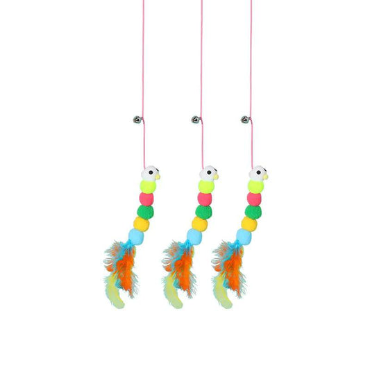 Cat Toy Wand with Plush Long Elastic String (Wholesale) - FurryJoyPets