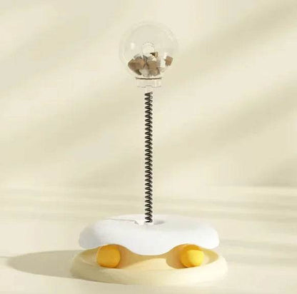 Interactive Cat Slow Feeder Toy for Food Dispensing - FurryJoyPets