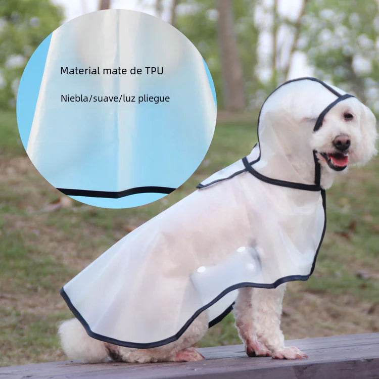 TPU Dog Raincoat for Small Breeds - In Stock - FurryJoyPets