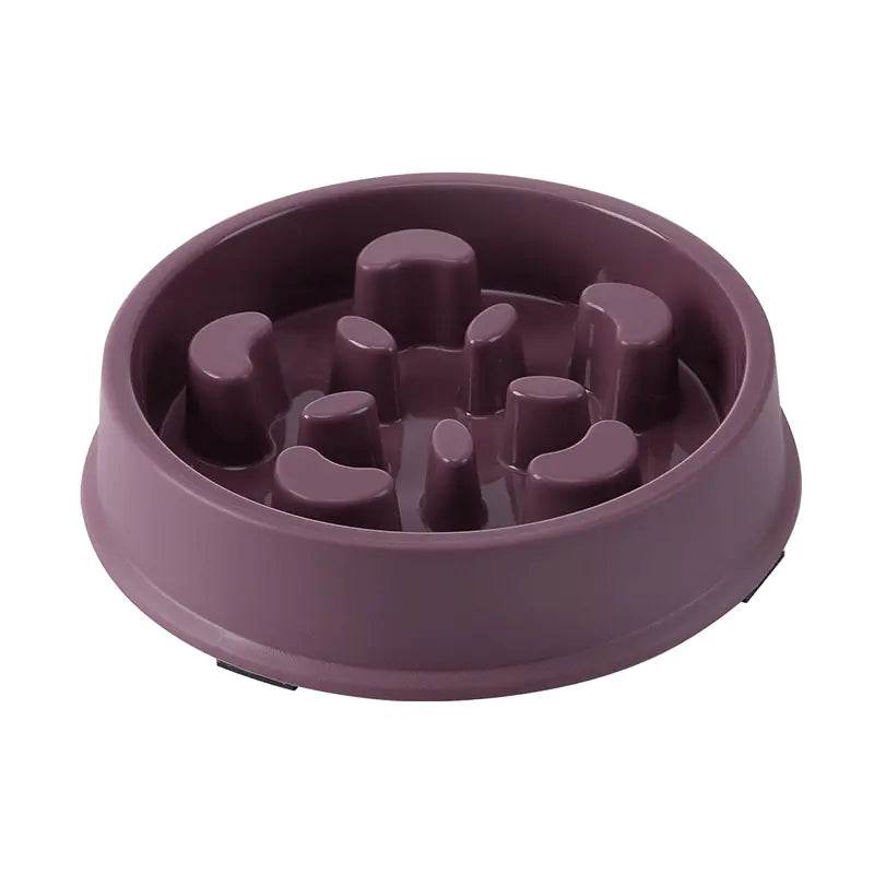 Petal-Shaped Slow Feed Dog Puzzle Bowl - Anti-Slip - FurryJoyPets