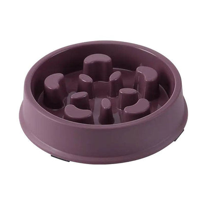 Petal-Shaped Slow Feed Dog Puzzle Bowl - Anti-Slip - FurryJoyPets