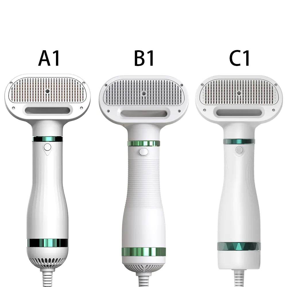 2-in-1 Pet Grooming Dryer and De-shedding Brush - FurryJoyPets