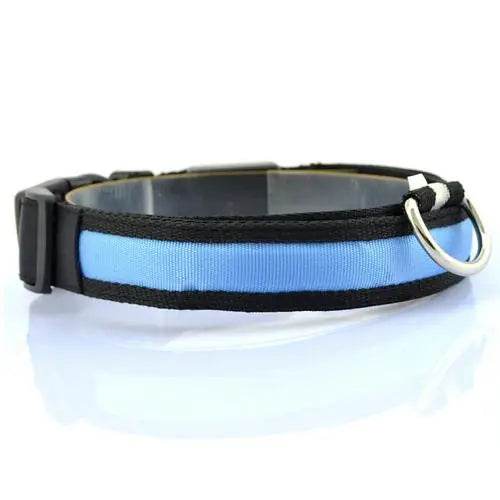 LED Dog Collar with Light Strip for Illumination - FurryJoyPets